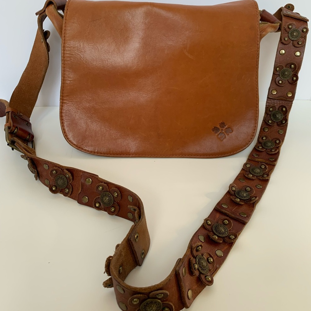 Patricia Nash Vintage Flap Saddlebag Purse
